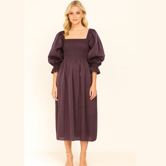 Baum Und Pferdgarten Adanna Dress Medium Purple NEW - Picture 1 of 7